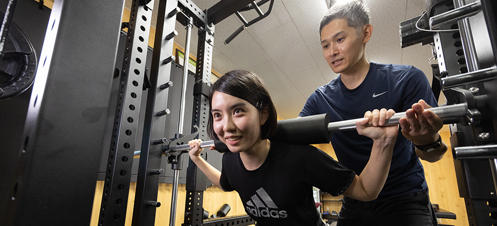 トレーニング中の写真